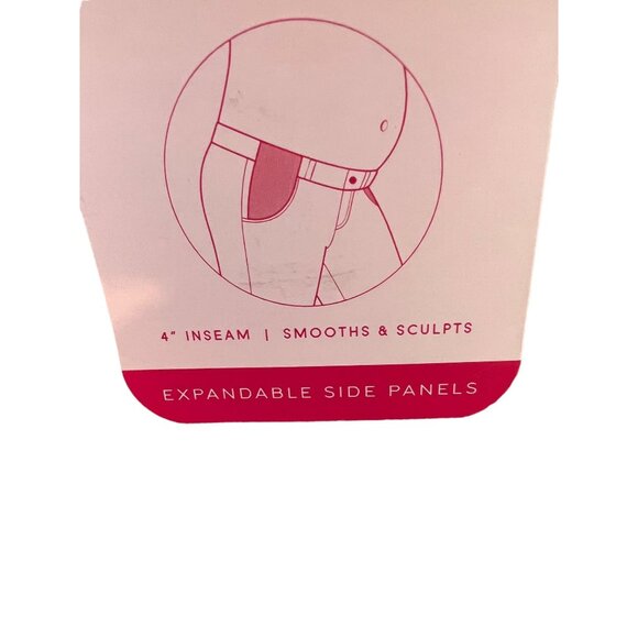 Isabel Maternity Midi Denim Shorts W/ Expandable Panels Size 10 NWT - Picture 3 of 5